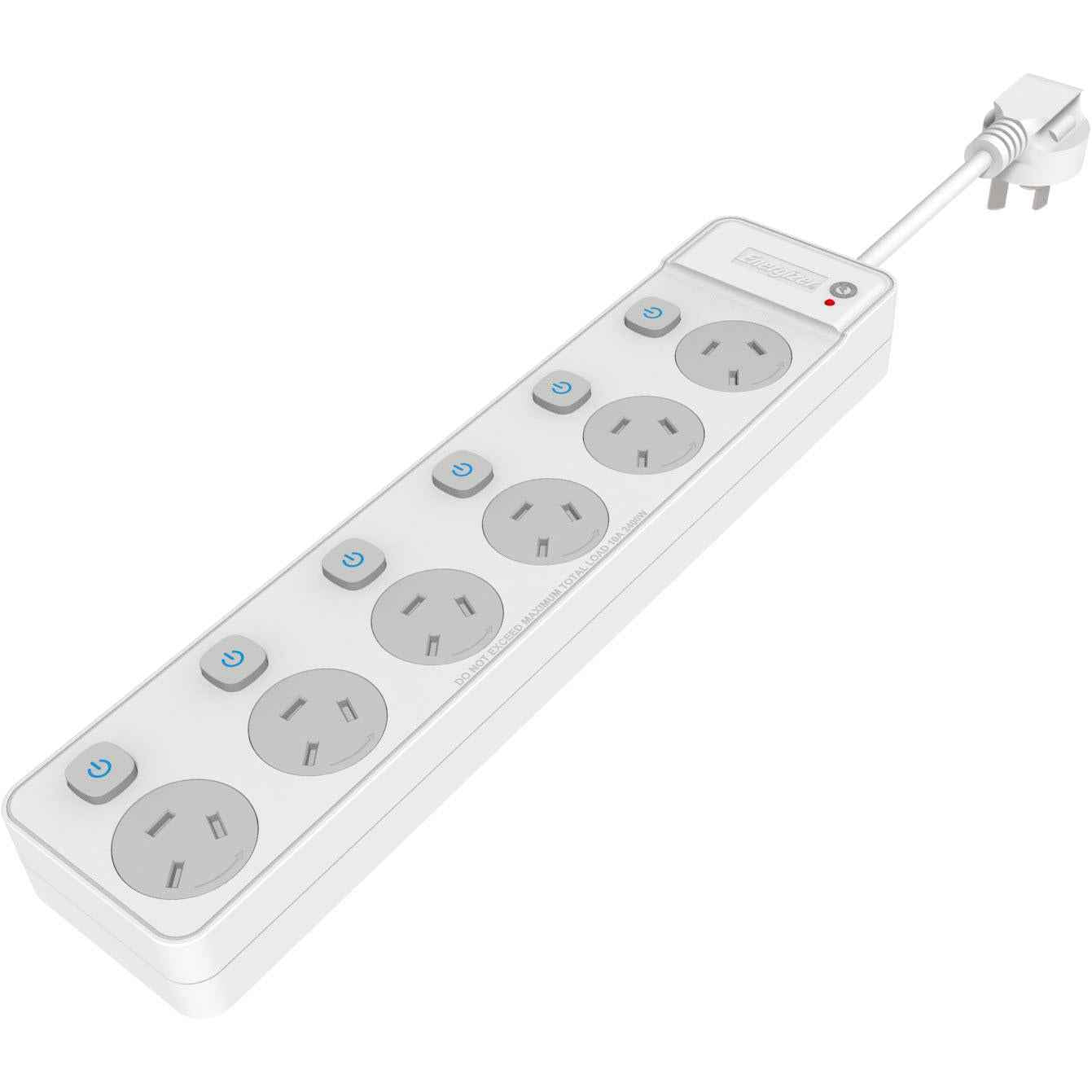 Energizer 6-Port Switched Surge Protection Powerboard