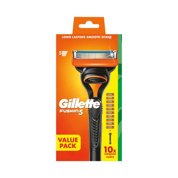 Fusion 5 Razor Kit With 10 Refill Blades