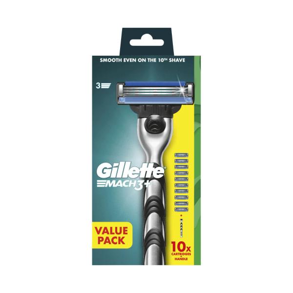 Mach3 Razor Kit With 10 Refill Blades