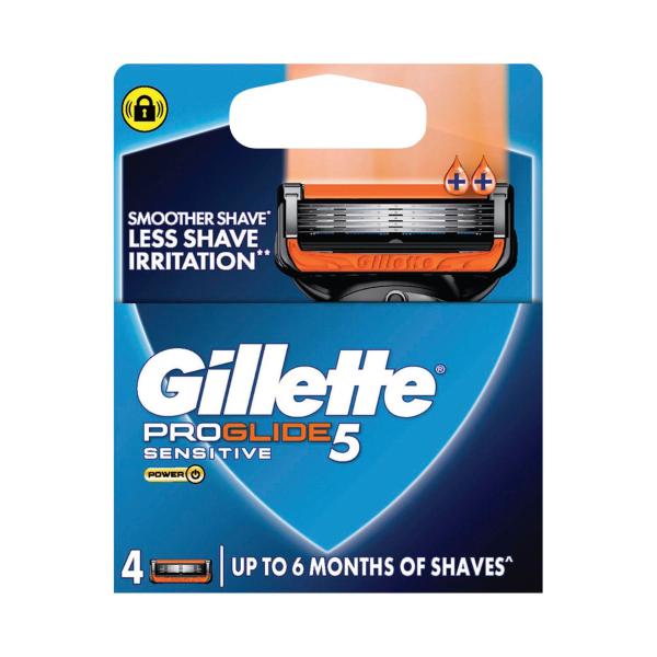*GILLETTE PRO GLIDE POWER FLEXBALL REFILL BLADES 4PK