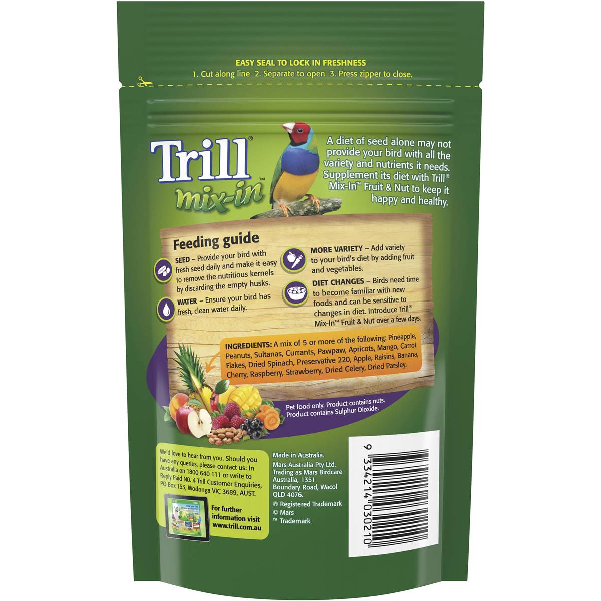 Trill Mix-In Fruit & Nut Blend 200g