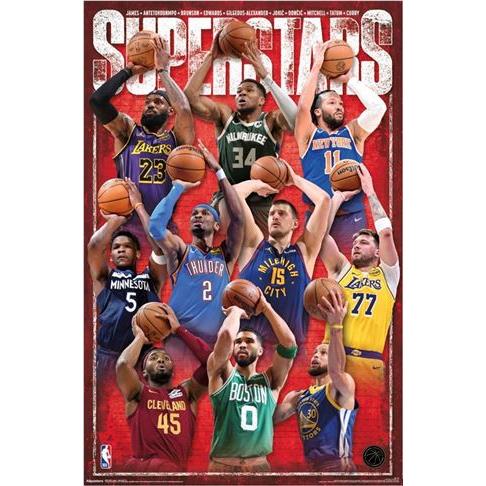 NBA League - Superstars 25 Poster