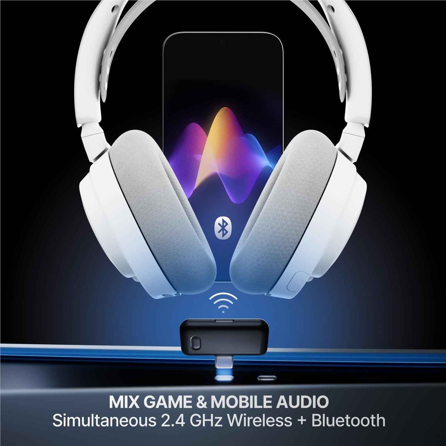 SteelSeries Arctis Nova 7P Gen 2 Wireless Gaming Headset (White)