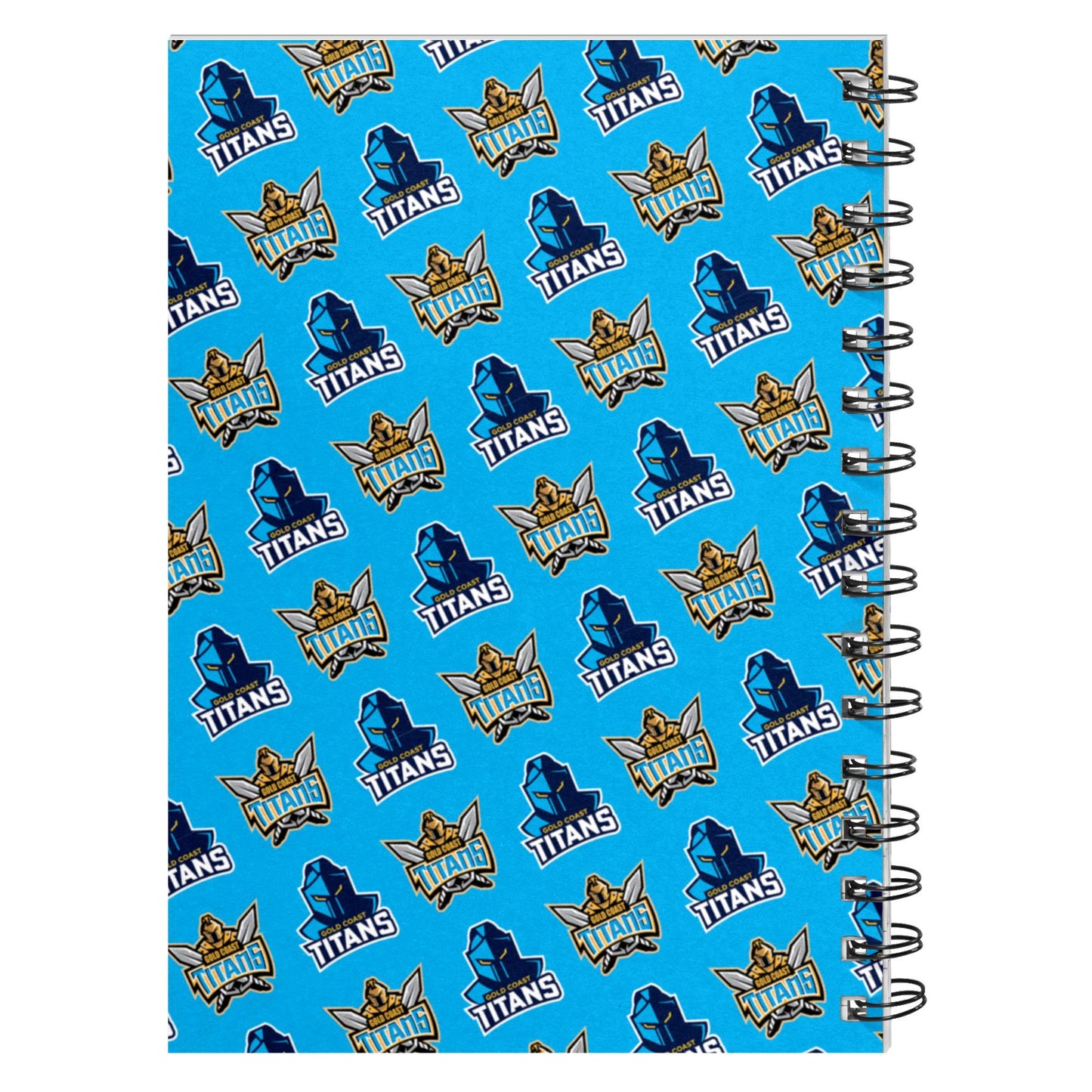 NRL - Gold Coast Titans Hardcover A5 Spiral Notebook