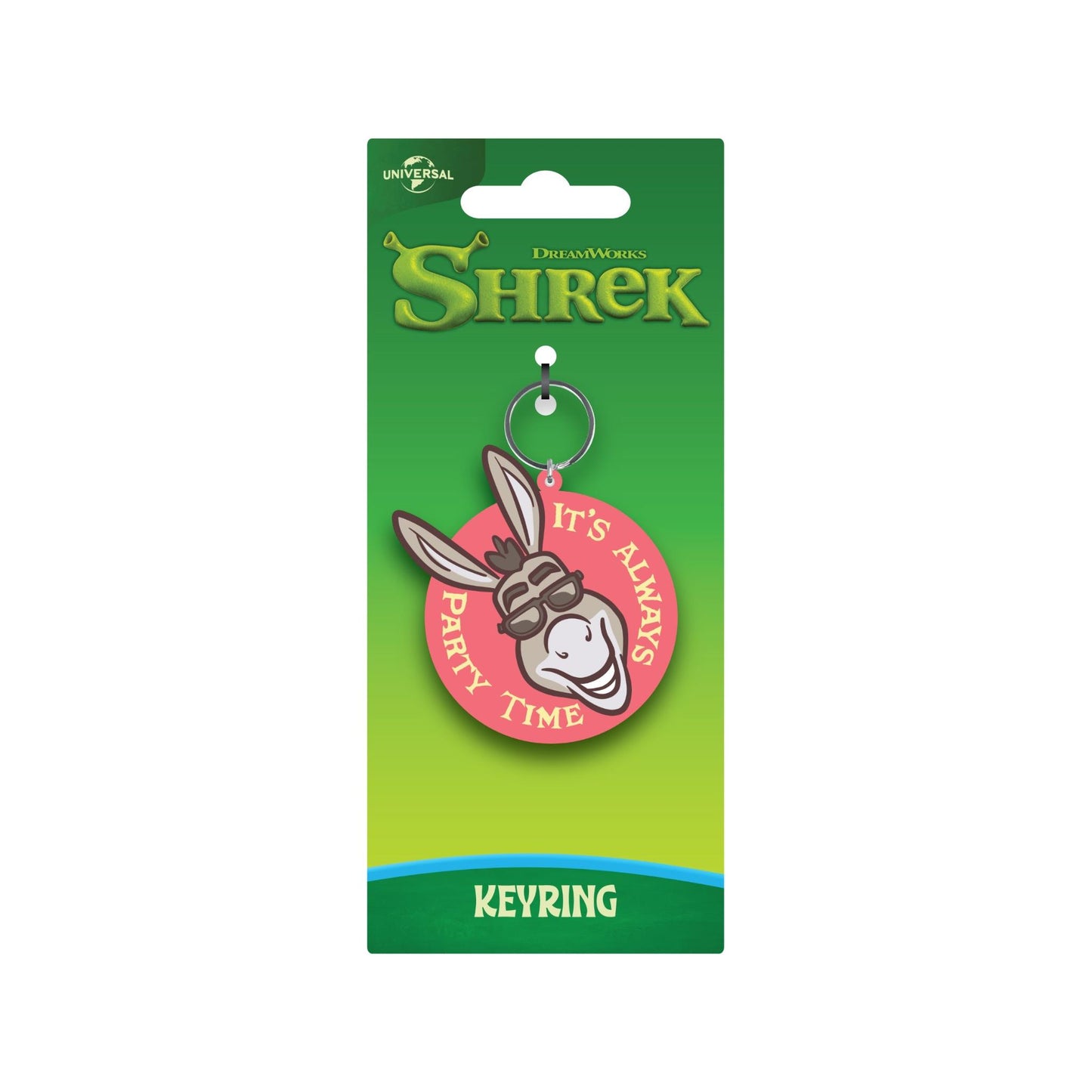 Shrek - Donkey Party Time Keyring