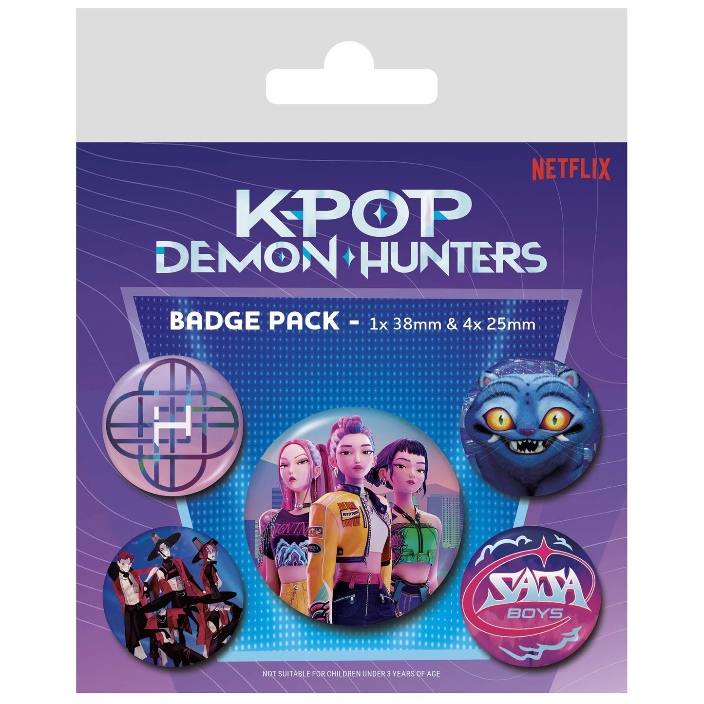 KPOP Demon Hunters - Mixed Badge Pack