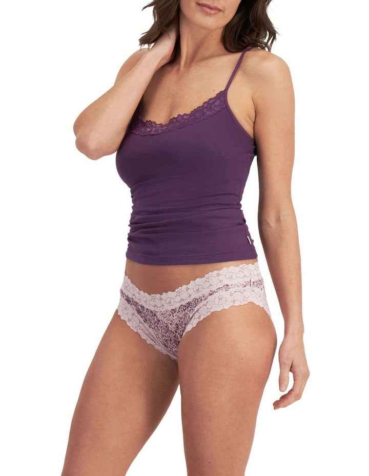 Parisienne Cotton Bikini in Pink