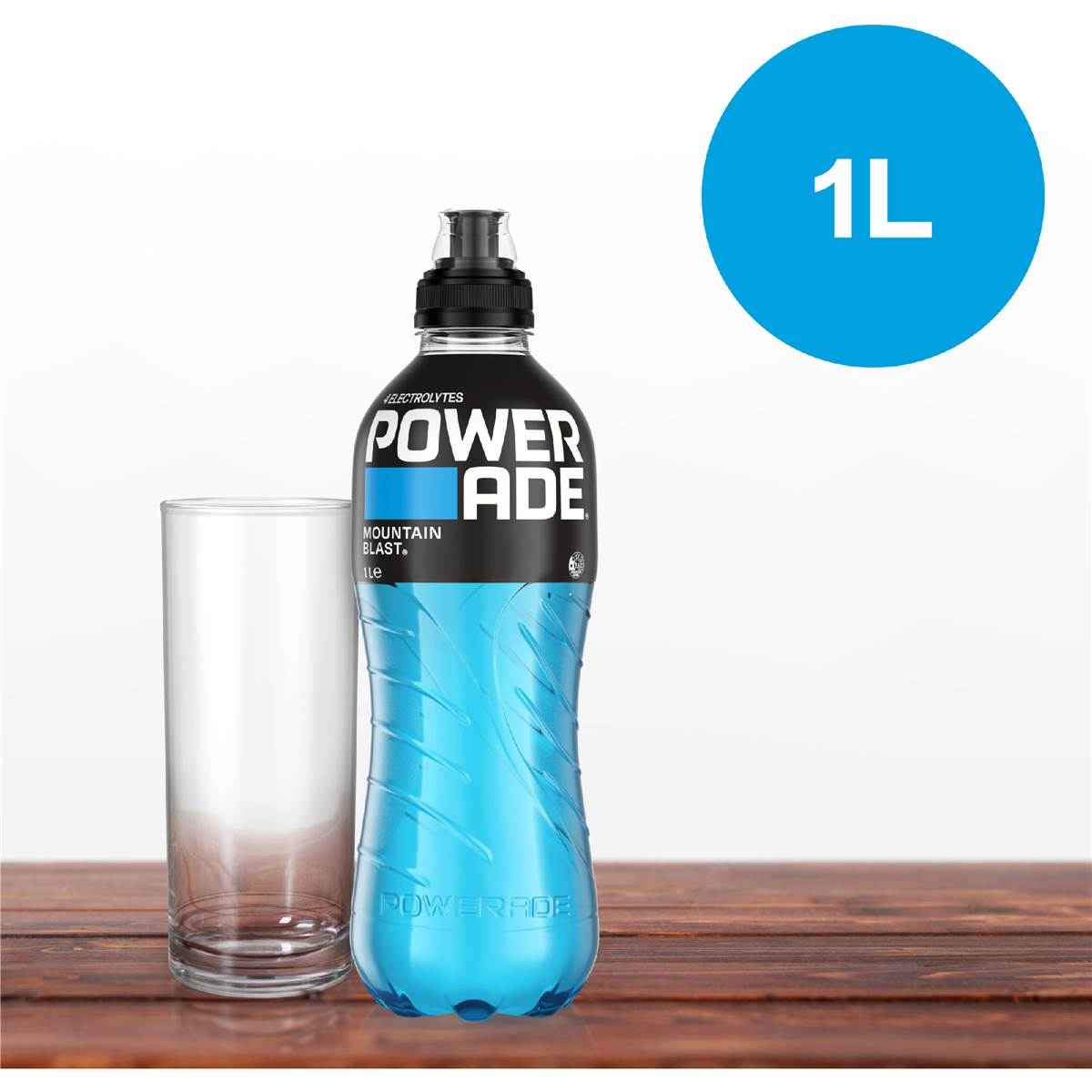 Powerade Isotonic Mountain Blast Training & Recovery Pack Drink 1L