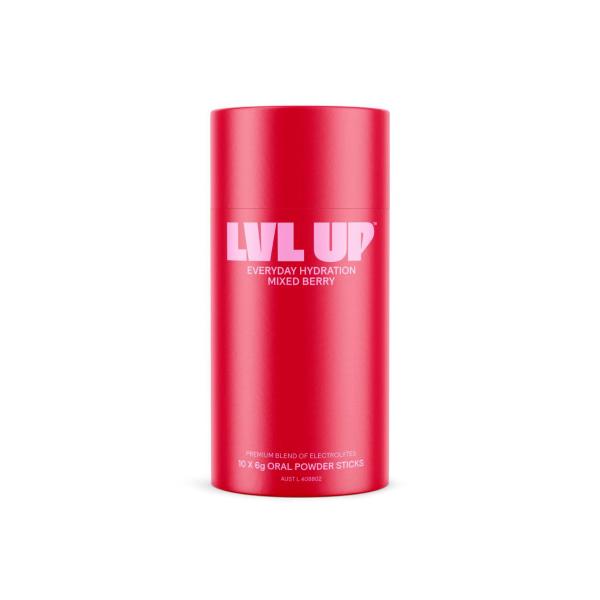 LVL UP EVERDAY HYDRATION MIXED BERRY 10PK