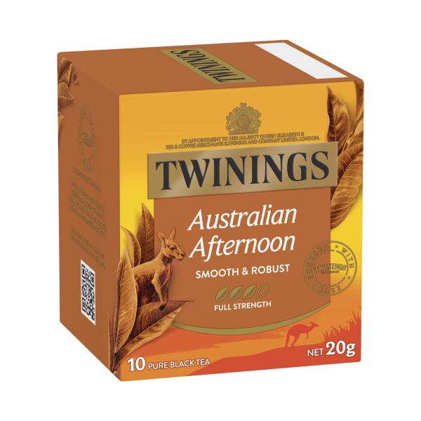 TWININGS TEA BAGS:AUSTRALIAN AFTERNOON TEA:.:10 PACK