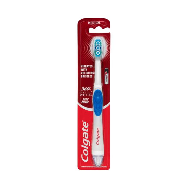 COLGATE OPTIC WHITE SONIC TOOTHBRUSH:MEDIUM:.:1 PACK