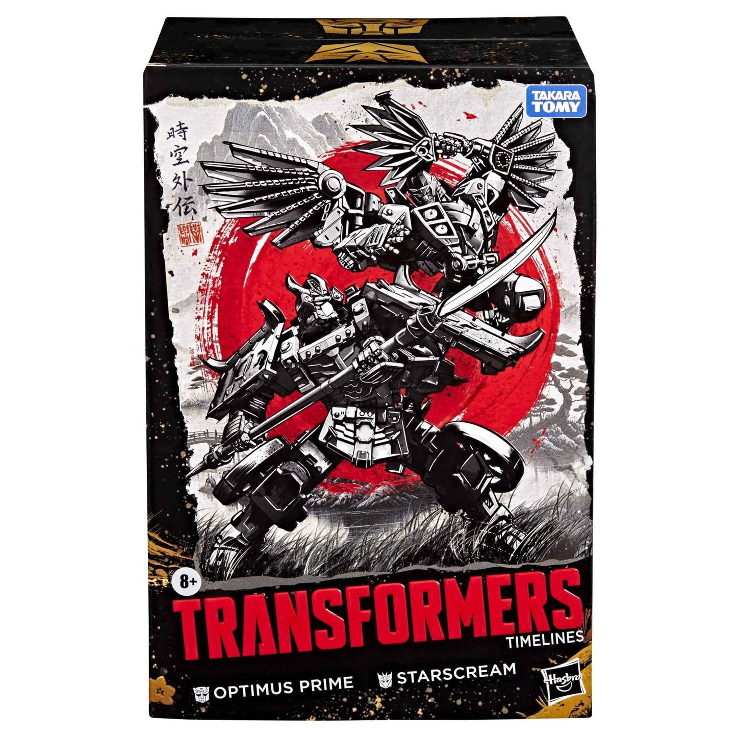 Transformers -Timelines Samurai Themed Set: Optimus Prime & Starscream Figures