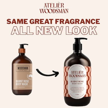 Woodsman Skincare Burnt Rose Body Wash 1L