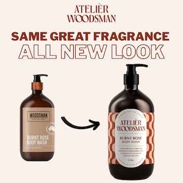 Woodsman Skincare Burnt Rose Body Wash 1L