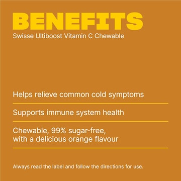 Swisse Ultiboost Vitamin C Chewable Tablets 110 pack