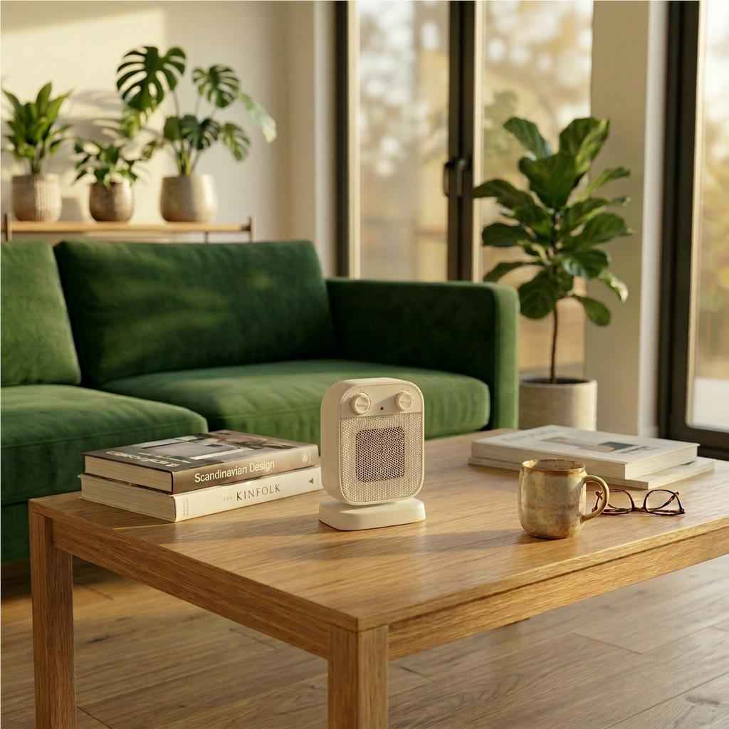 Goldair 2000W Oscillating Ceramic Desk Heater