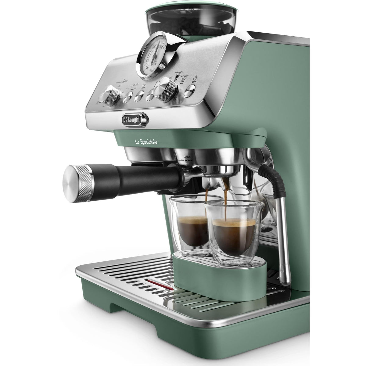 De'Longhi La Specialista Arte Manual Pump Coffee Machine (Toronto Green)
