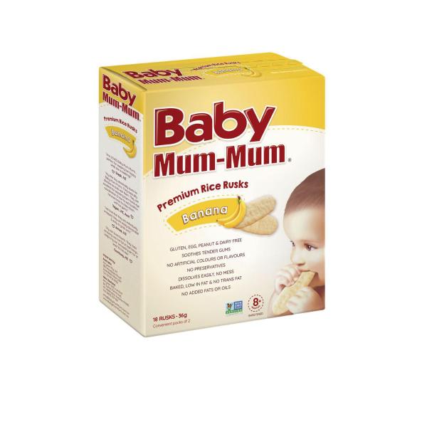 Mum-Mum Rice Rusks Banana +8 Months