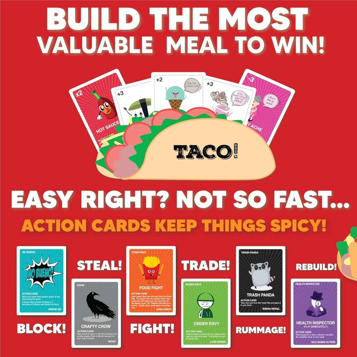 Taco VS Burrito - The Card Game