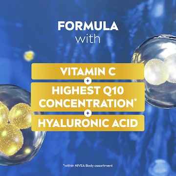 Nivea Q10 Plus Firming Body Lotion With Vitamin C & 72hr Moisture 400mL