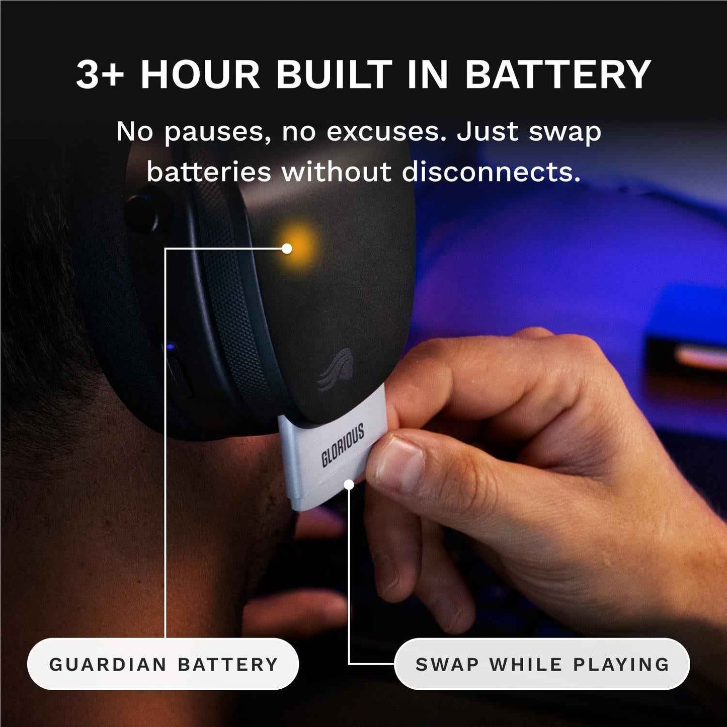 Glorious GHS Wireless InfinitePlay Gaming Headset