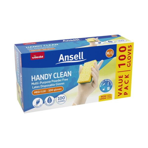 Ansell Disposable Handy Gloves Latex