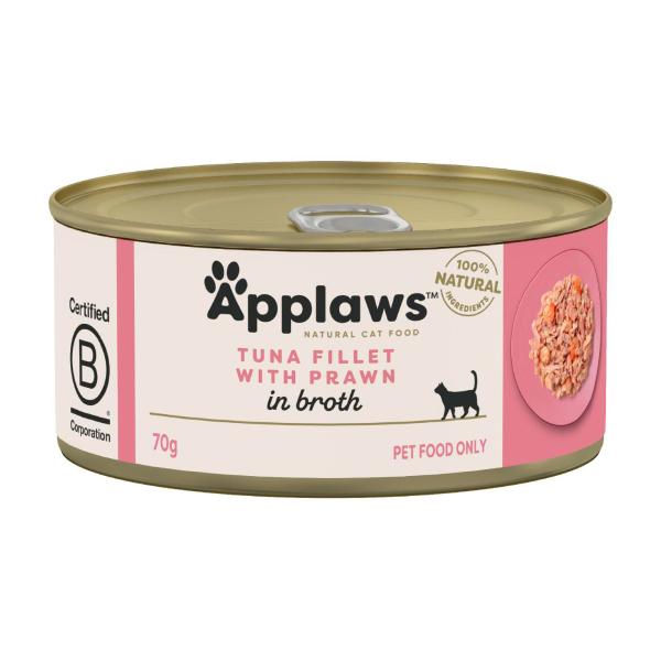 APPLAWS CAT FOOD 70GRAM:TUNA PRAWN:.:70 GRAM
