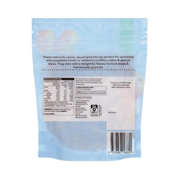 Woolworths Dried & Diced Apricots 200g