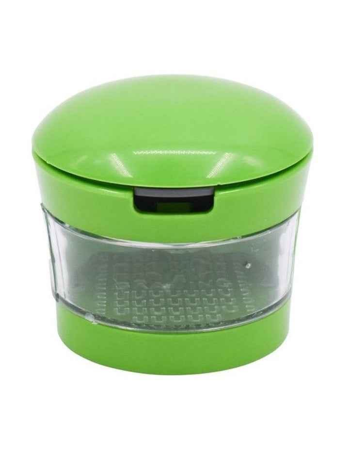 Garlic Slice and Dice Press in Green