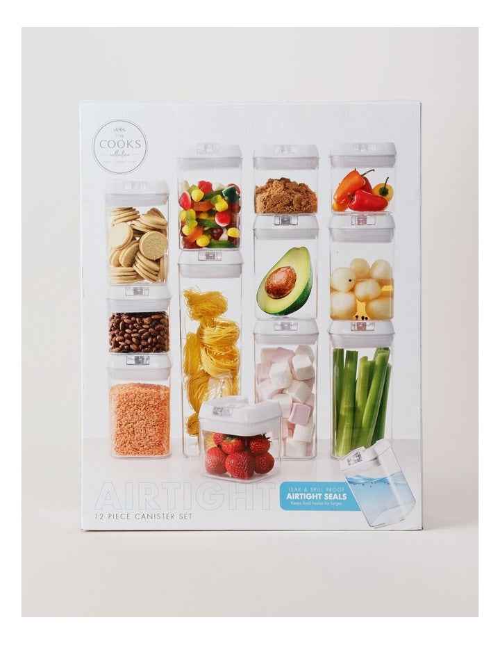 Airtight 12 Piece Food Canister Set