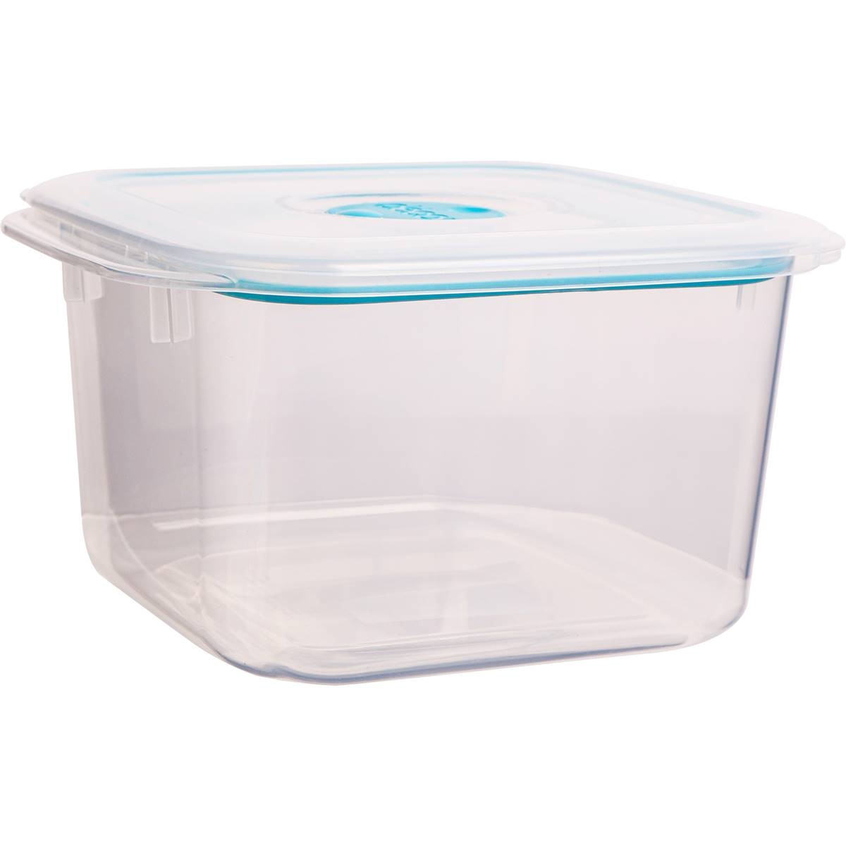 Decor Vent & Seal Container Square Teal 1L