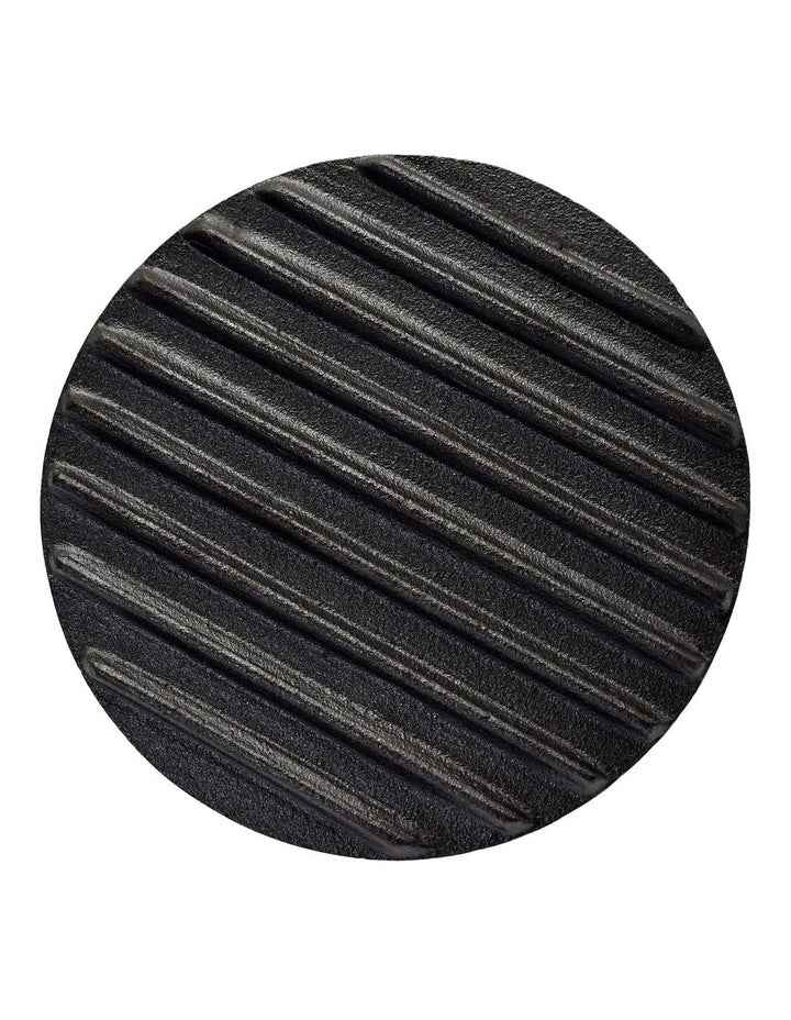 Cast Iron Smash Burger Press in Black