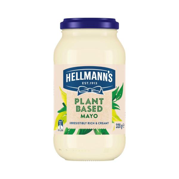 HELLMANN'S PLANT BASED MAYO JAR 320G
