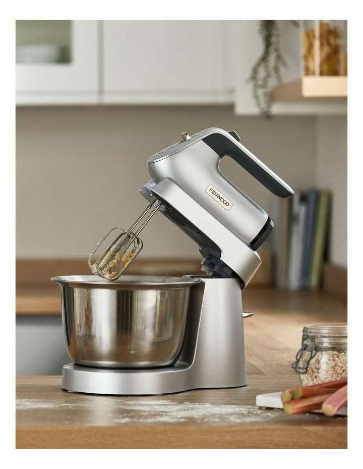 Chefette Dual Purpose Stand & Hand Mixer in Silver HMP54000SI