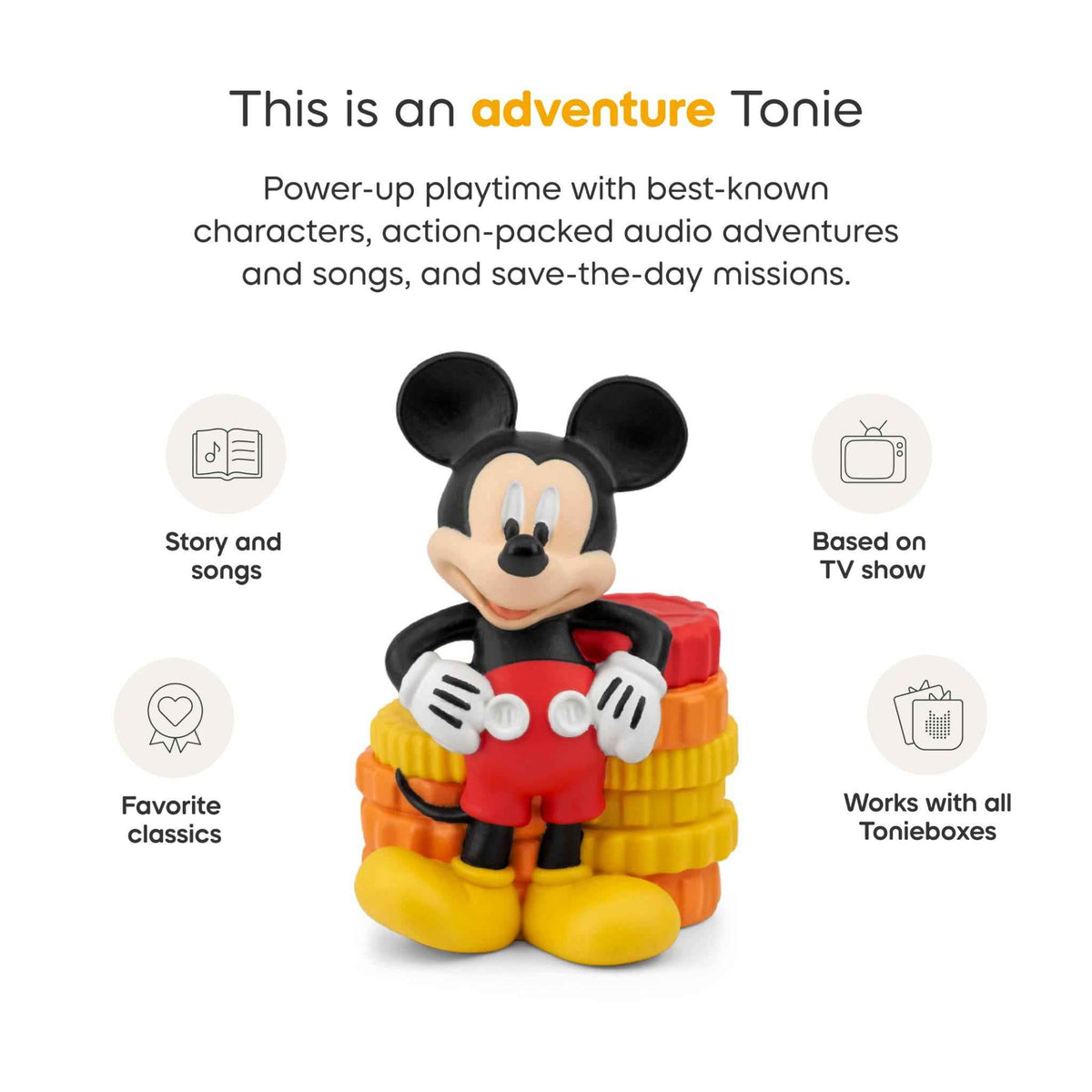 Disney - Mickey Mouse Clubhouse - Mickey Tonie Audio Character