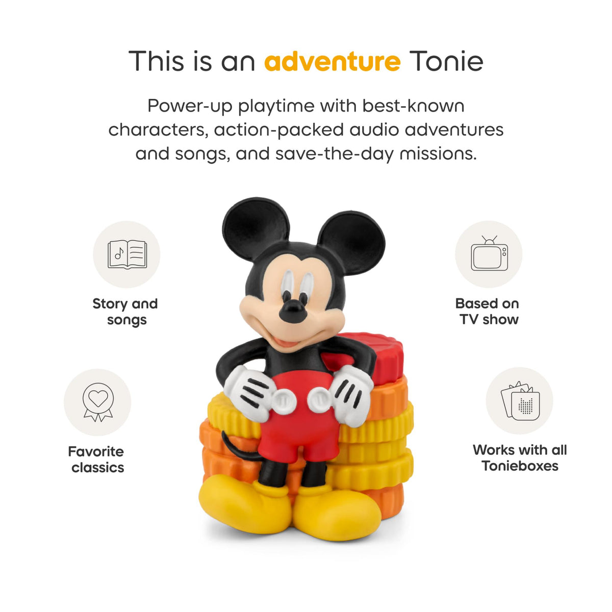 Disney - Mickey Mouse Clubhouse - Mickey Tonie Audio Character