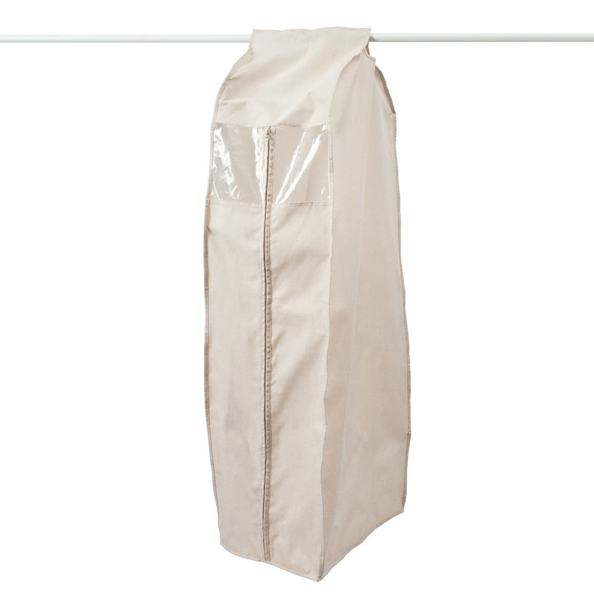 Linen Look Garment Bag with Window