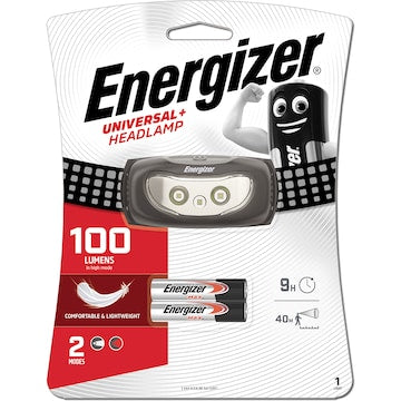 Energizer Universal Headlight Torch 100 Lumens each