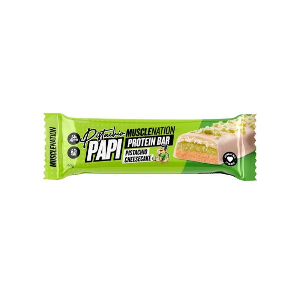 MUSCLE NATION PAPI PROTEIN BAR PISTACHIO PAPI 50G