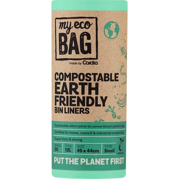 My Eco Bag Compostable Bin Liners Small 20 pack