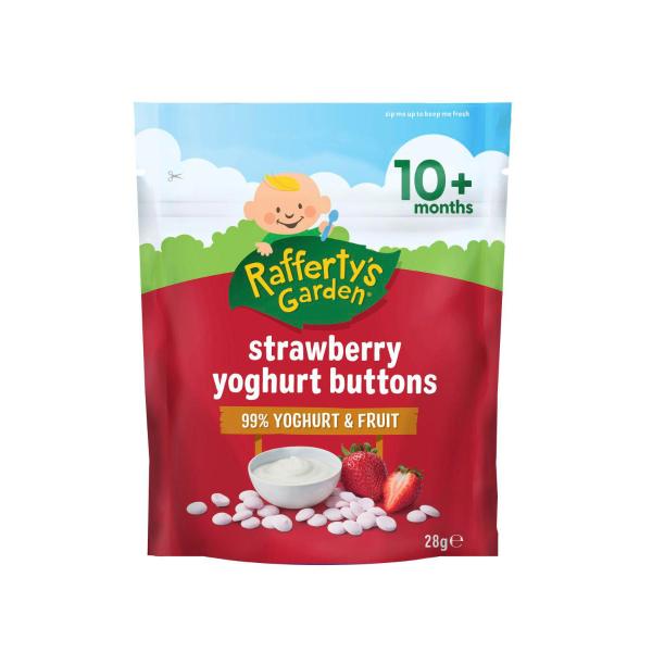 Strawberry Yoghurt Buttons Baby Food Snacks 10+ Months