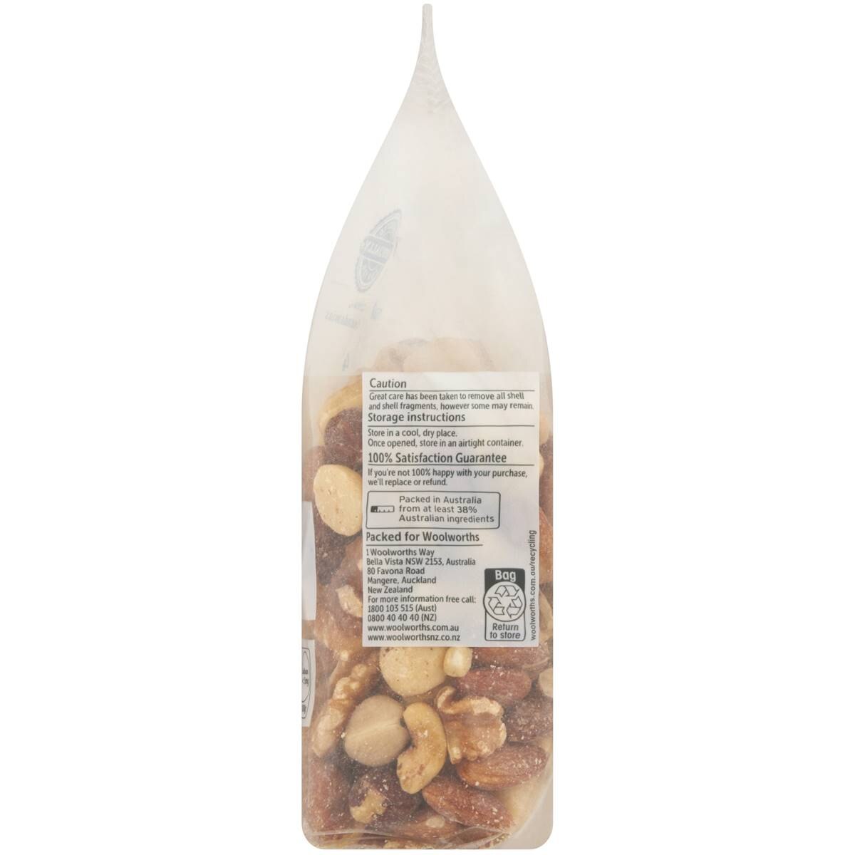Woolworths Premium Natural Nut Mix 400g