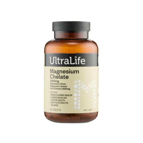 ULTRALIFE MAGNESIUM CHELATE 1000MG 120PK
