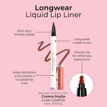 MCoBeauty Longwear Liquid Lip Liner Very Shelley each