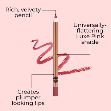 MCoBeauty Perfect Pout Lip Liner Luxe Pink each