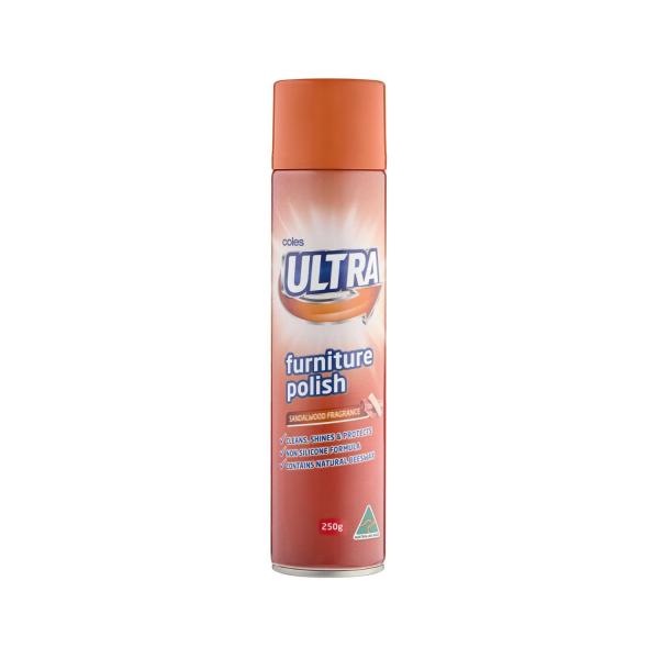 COLES ULTRA FURNITURE POLISH 250G