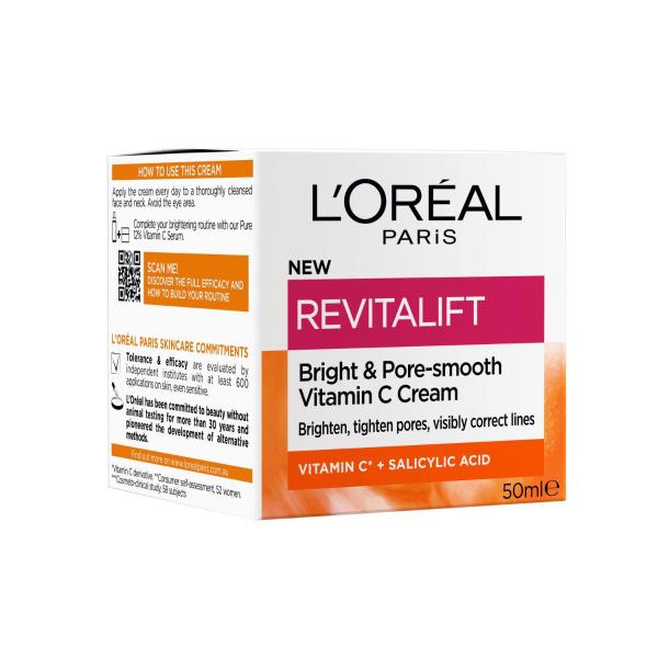 L'OREAL REVITALIFT VITAMIN C BRIGHTENING CREAM 50ML