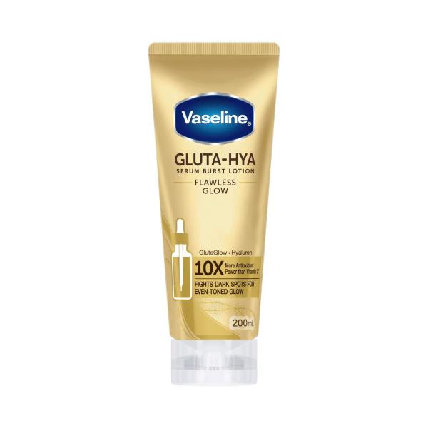 VASELINE GLUTA-HYA BODY LOTION MOISTURISER BRIGHT 200ML