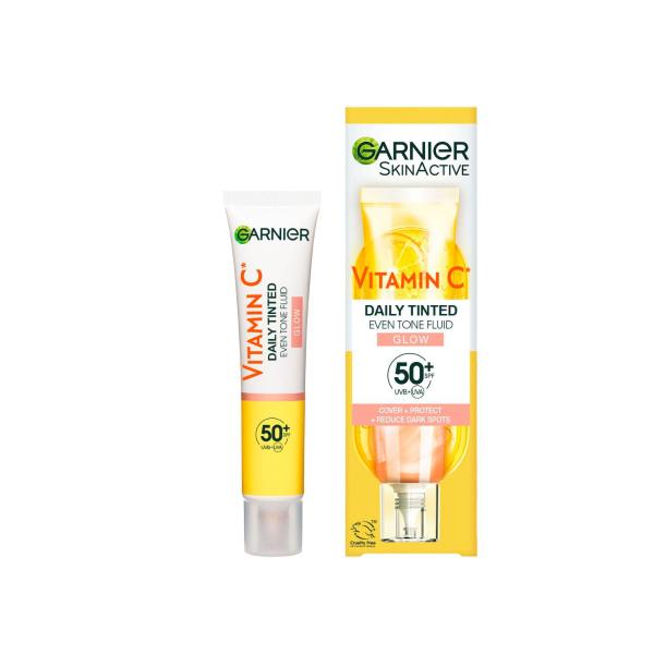 GARNIER VITAMIN C DAILY TINTED FLUID SPF50+ 40ML