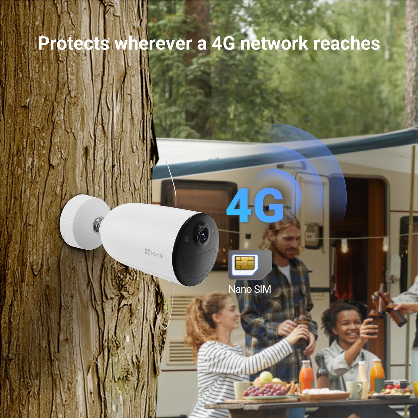 EzViz CB3 4G 2K Security Camera